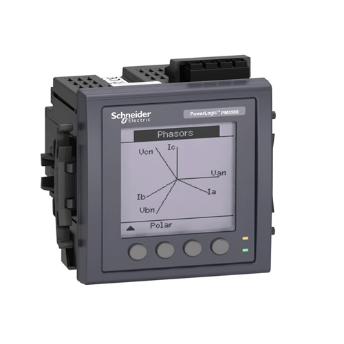 PM5563 DIN Mount Remote Display Meter, Schneider METSEPM5563RD