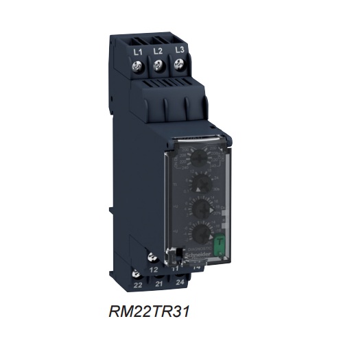 Rờ-le bảo vệ điện áp 3 pha 200…240V, Schneider RM22TR31