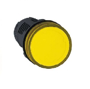 Đèn báo Led màu vàng 24V, Schneider XB7EV05BP