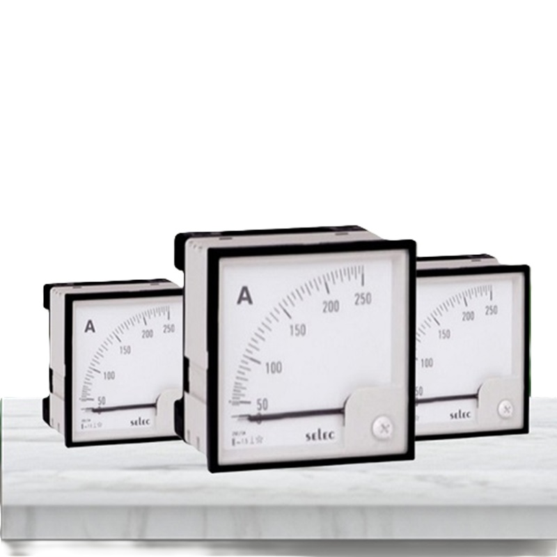 Đồng hồ đo dòng điện hiển thị dạng kim, 1500/5A, (96x96) Selec