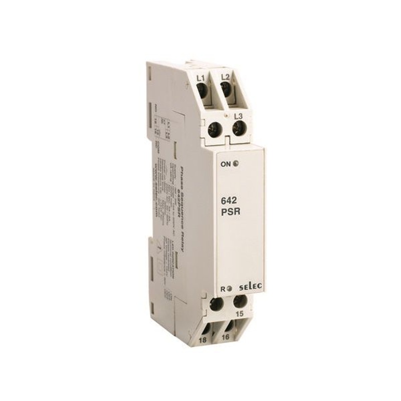 Rơ le bảo vệ ngược pha, mất pha, đảo pha-280/520V Selec
