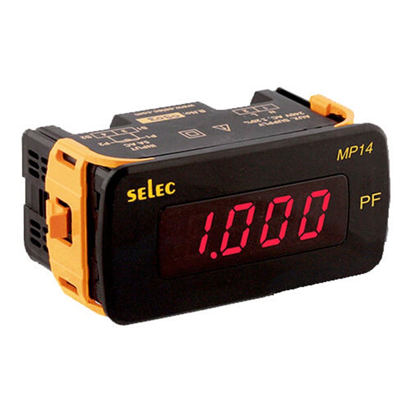 Đồng hồ tủ điện dạng số hiển thị dạng led, MP14 (48x96) Selec