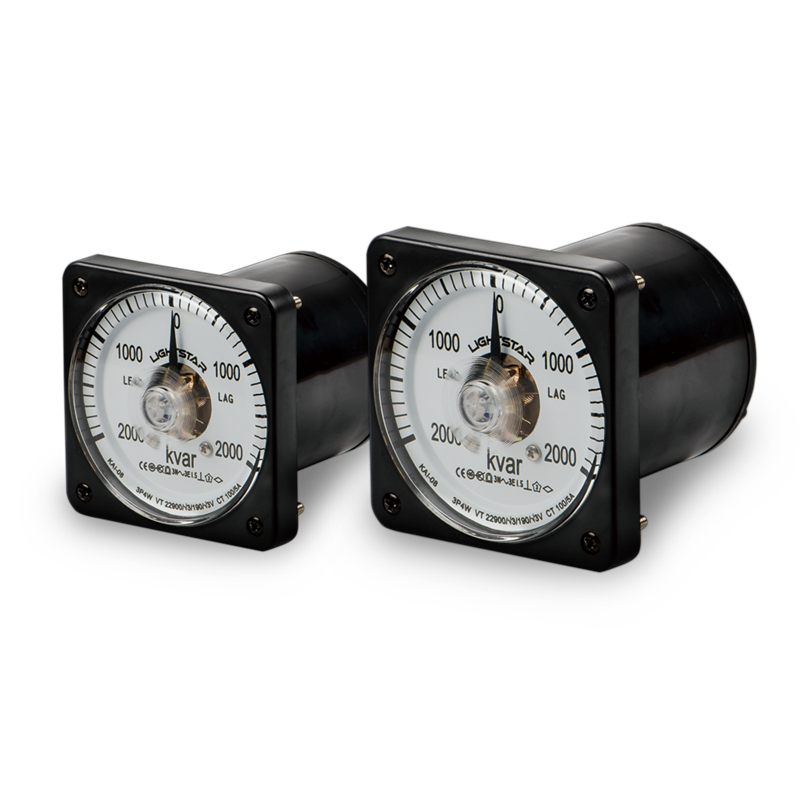 Var METER- 11 loại 
3P3W110V 5A, 220V 5A Lightstar