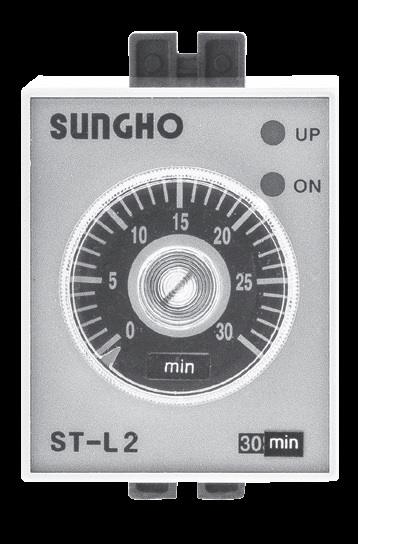 Timer Sungho 1s ~ 60min, 220VAC, SHT-L1P-60M-220V