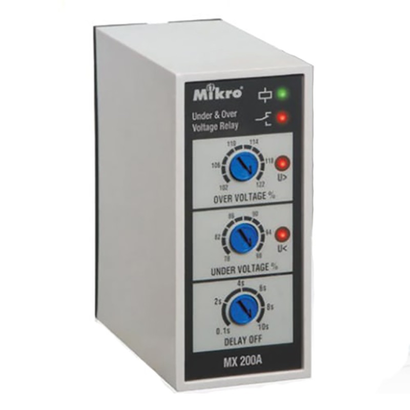 Relay bảo vệ điện áp Mikro MX200A – 380V,MX200A–380V
