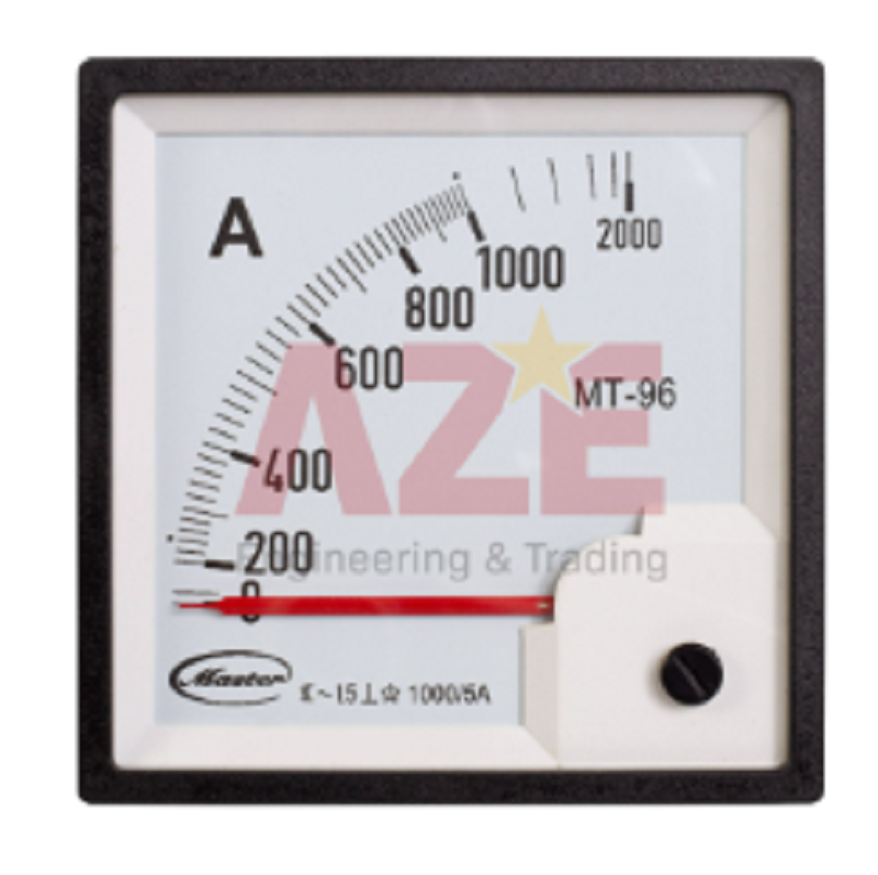 Đồng hồ Ampe 3200/5A Size 72x72,  IP65, MT-72-3200/5A-IP65 Master